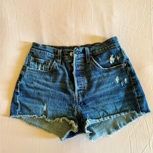 Levi’s Denim Distressed Women's Shorts